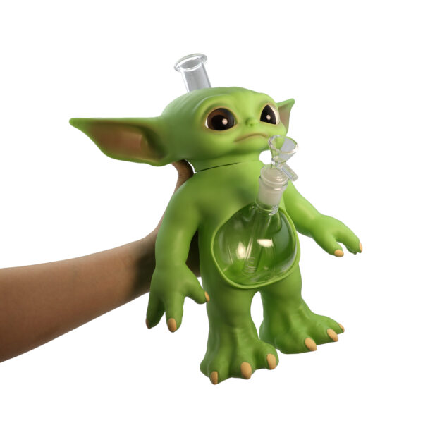 12 inches  Yoda glass water pipe - Image 3