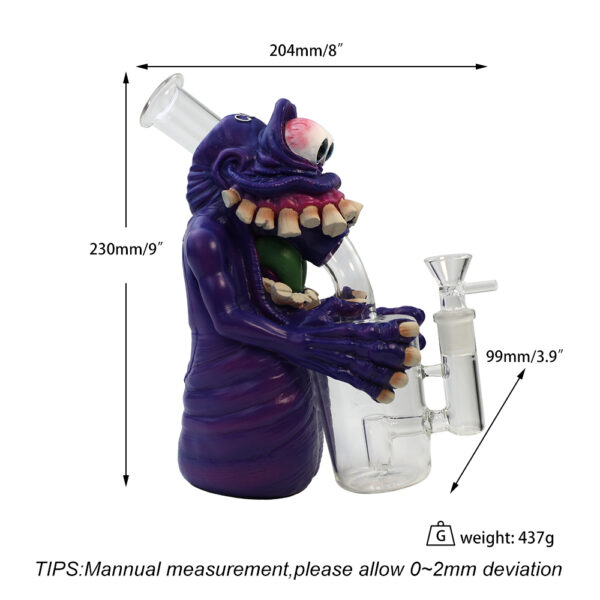 VINYL BUCK TOOTH MONSTER WATER PIPE - Image 2