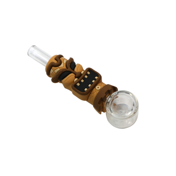 Indian Straight Tube Glass Pipe - Image 6