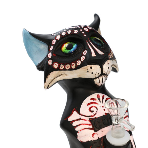 Resin Skull Cat Water pipe - Image 4