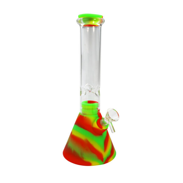 Silicone Glass Beaker bong-Assorted - Image 3