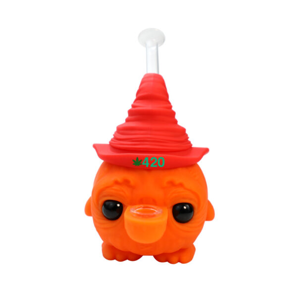 Silicone pumpkin wizard hat water pipe - Image 2