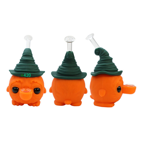 Silicone pumpkin wizard hat water pipe - Image 6