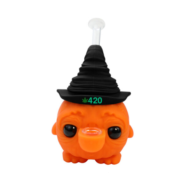 Silicone pumpkin wizard hat water pipe - Image 3