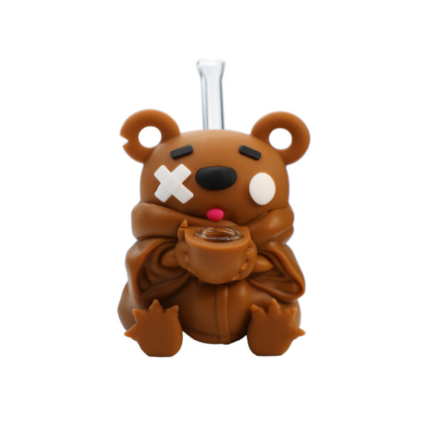 Tongue spitting bear water pipe