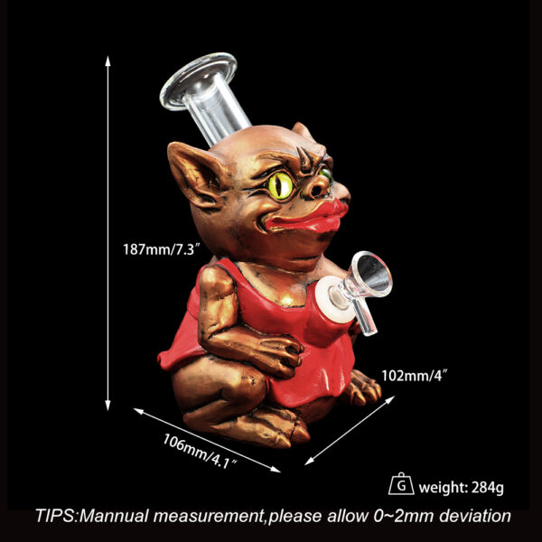 Cosy Molds 7.3" PVC Wicked Girl Water Pipe - Image 6