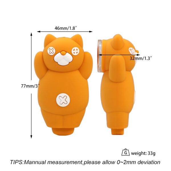 YHS Smoke 3.0" Puppet Bear Hand Pipe - Image 8