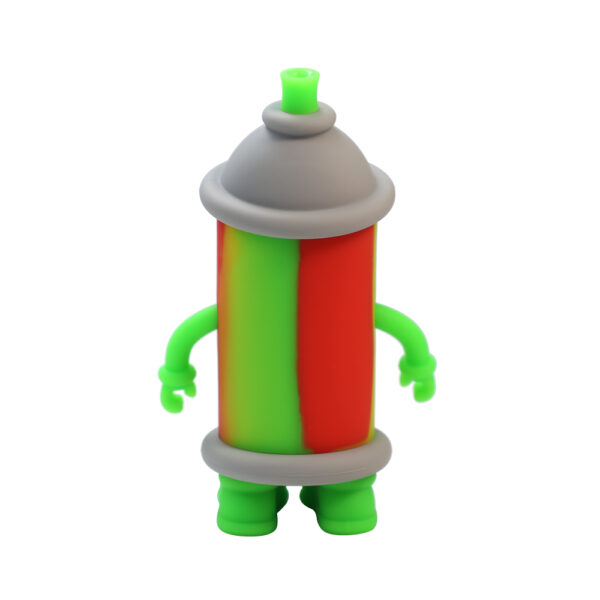 YHS Smoke 6.0" Spray Paint Tank Water Pipe - Image 6