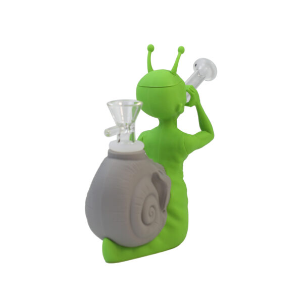 YHS Smoke 6.2" Snail Alien Water Pipe - Image 5