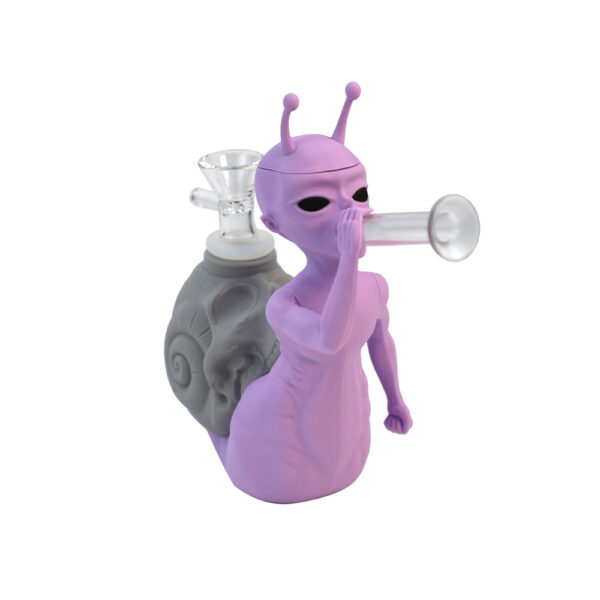 YHS Smoke 6.2" Snail Alien Water Pipe - Image 3
