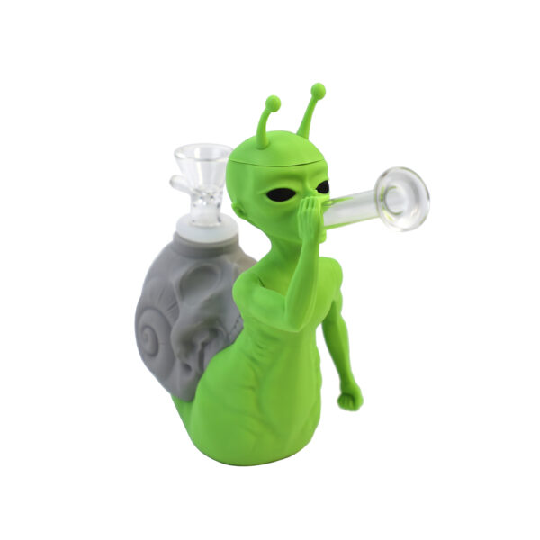 YHS Smoke 6.2" Snail Alien Water Pipe - Image 4