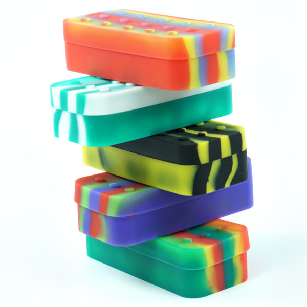 YHS Smoke 75ml Rectangle Container with 4 Separates - Image 6