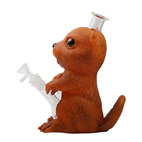YHS Smoke 8.9" PVC Beaver Water Pipe - Image 3