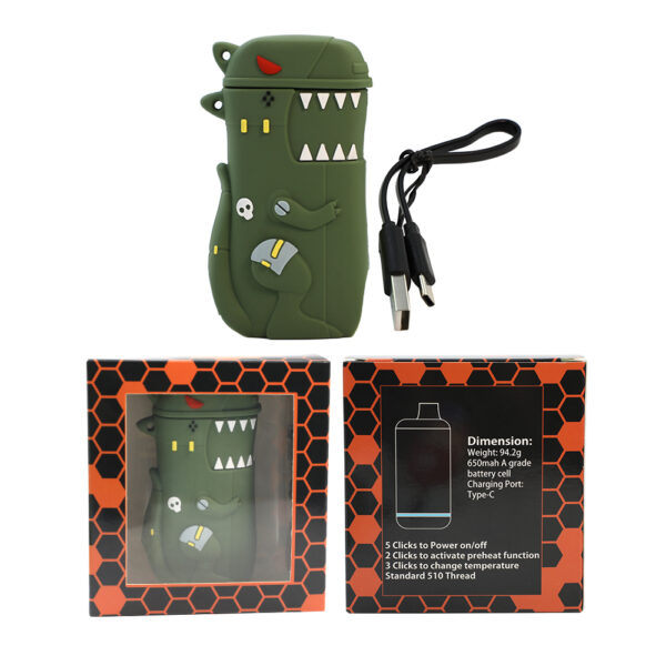 YHS Smoke Dinosaur Internal CBD Battery Device - Image 6