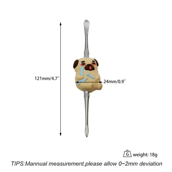 YHS Smoke Pug Dog Dab Tool - Image 6