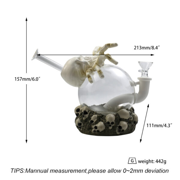 YHS Smoke 6.0" Spider Glass Water Pipe - Image 8