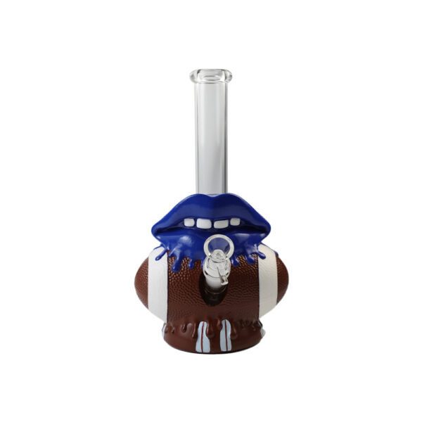 YHS Smoke 10.6" American Football Blue Lipped Water Pipe