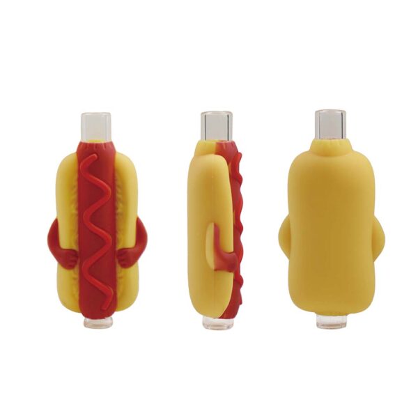 YHS Smoke 3.3" Hot dog Straight Tube Glass Pipe