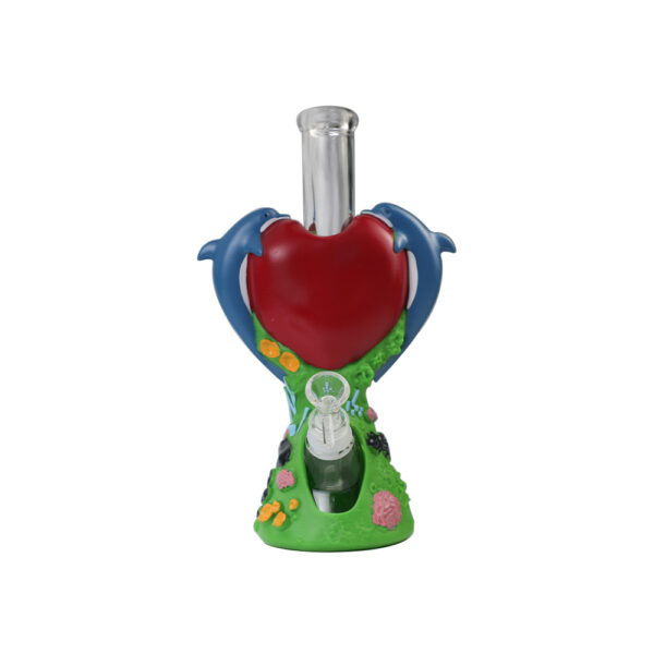 YHS Smoke 10.4" Dolphins Water Pipe