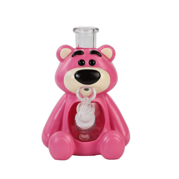 YHS Smoke 7" Small Size Strawberry Bear Water Pipe