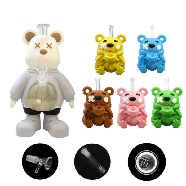 YHS Smoke Trendy Bear Water Pipe Bundle