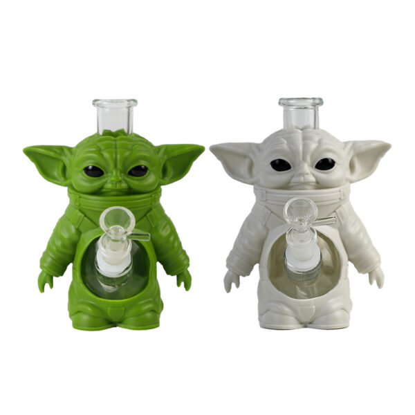 YHS Smoke 7.28" Astronaut Yoda Water Pipe