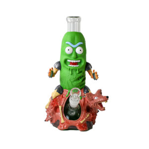 YHS Smoke 11.02" Cucumber Rick Water Pipe[HOT]