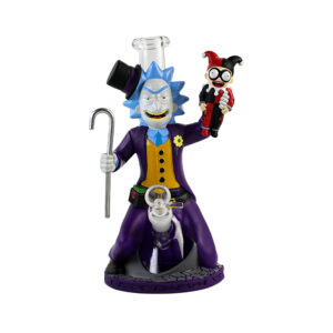 YHS Smoke 10.5“Clown Morty Rick Water Pipe[HOT]