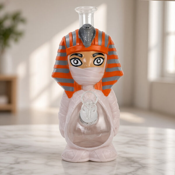 YHS Smoke 9.4" Mummy Pharaoh Water Pipe