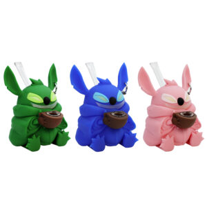 YHS Smoke 5.8" Silicone Stitch Water Pipe