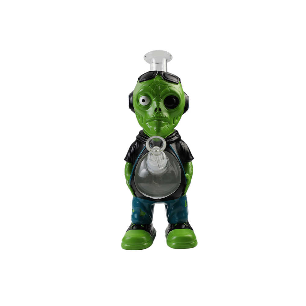 YHS Smoke 10.6"Headphone Alien Water Pipe - Image 2