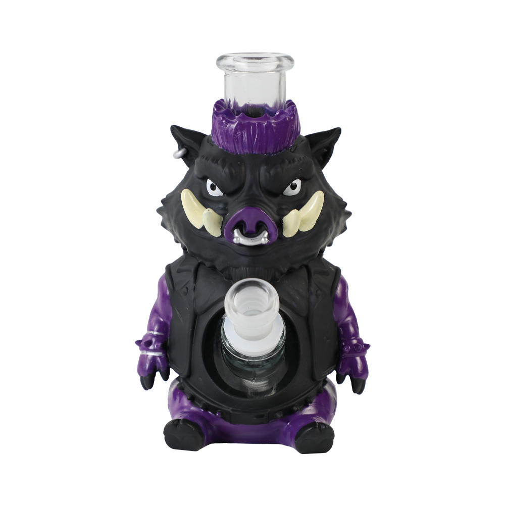 YHS Smoke 6.7"Mini Violent Pig Water Pipe - Image 3