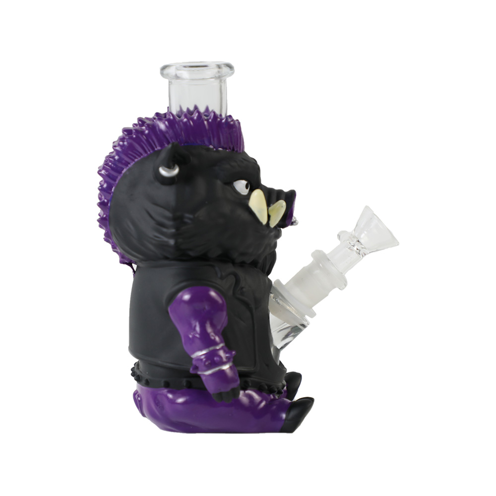 YHS Smoke 6.7"Mini Violent Pig Water Pipe - Image 5