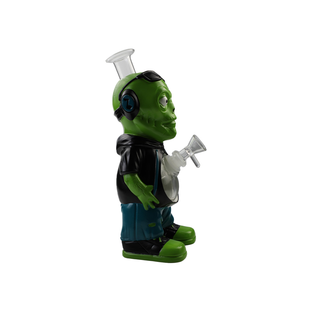 YHS Smoke 10.6"Headphone Alien Water Pipe - Image 3