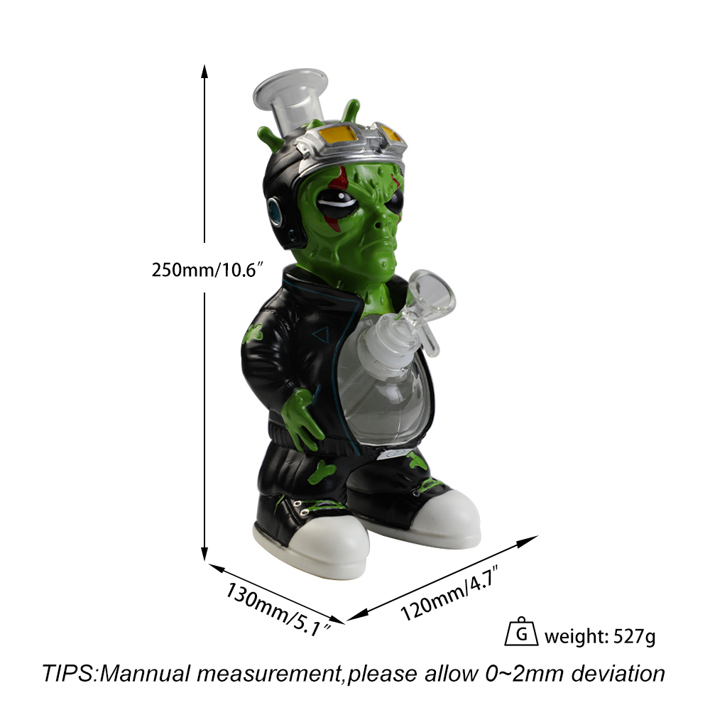 YHS Smoke10.6"Street Alien Water Pipe - Image 6
