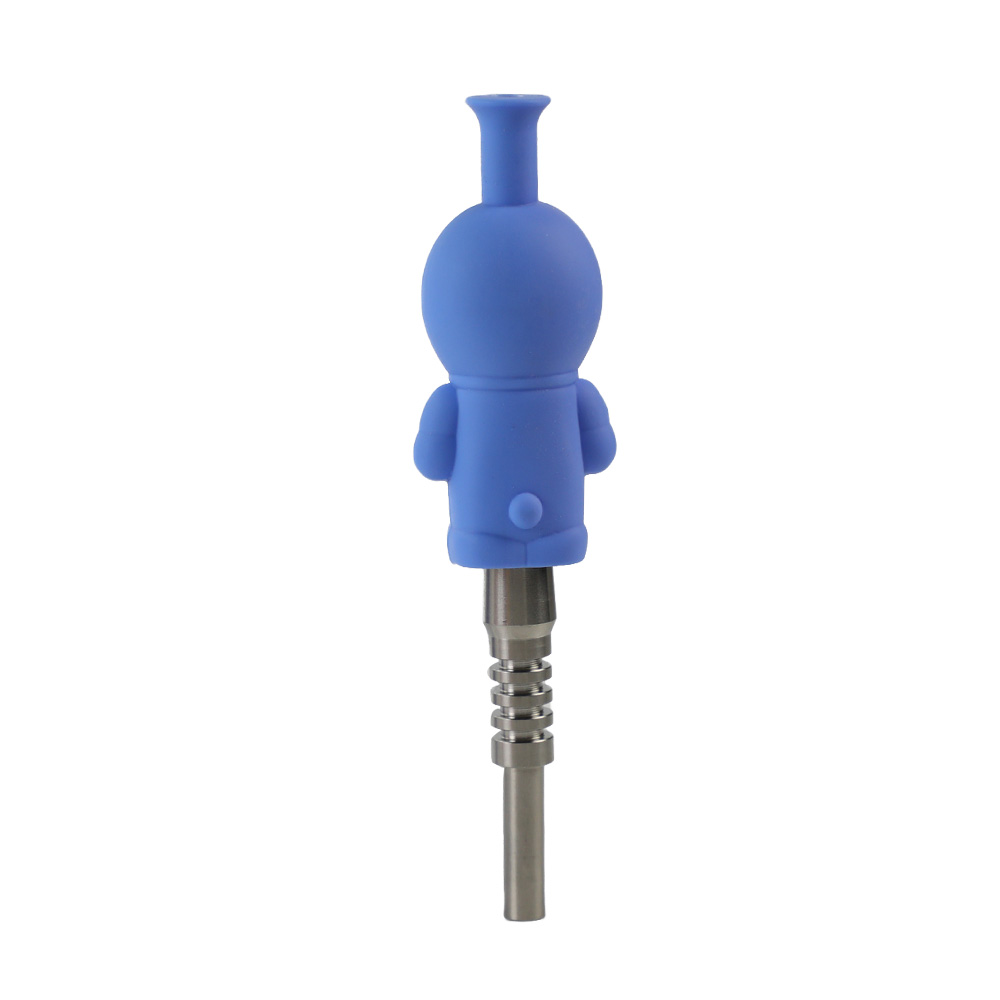 YHS Smoke 6.1" Doraemon Nectar Collector With Titanium Nail - Image 7