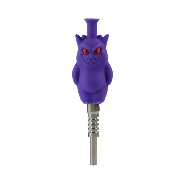 YHS Smoke 5.9" Gengar Nectar Collector With Titanium Nail