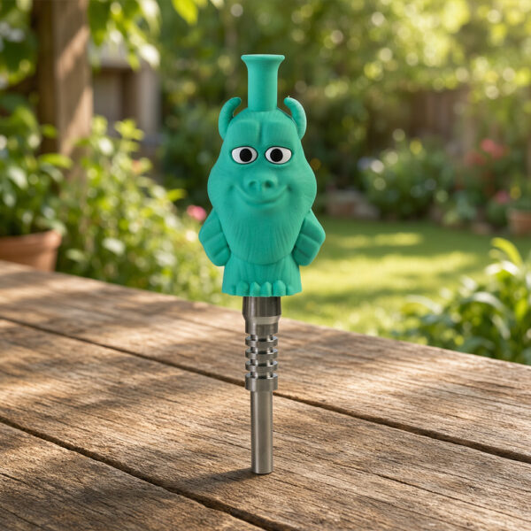 YHS Smoke 5.9" Fuzzy Monster Nectar Collector With Titanium Nail