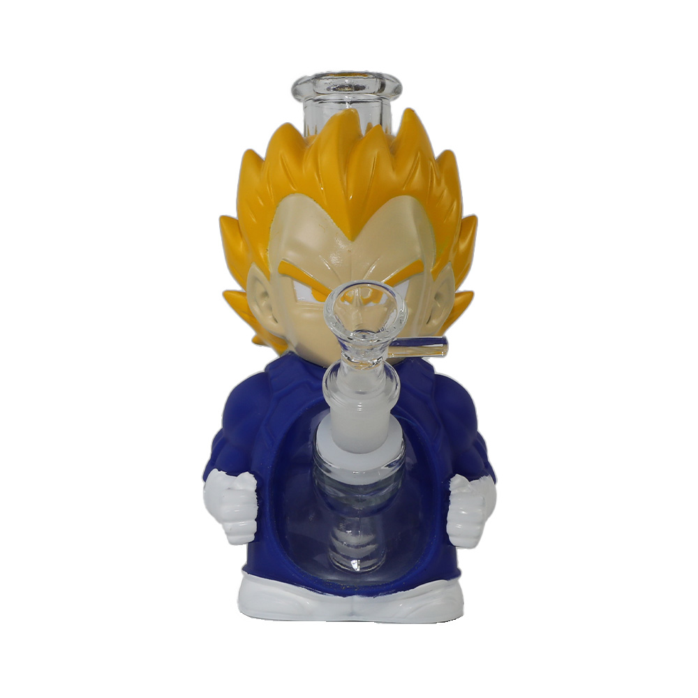 YHS Smoke 6.8" Small Size Vegeta Water Pipe - Image 7