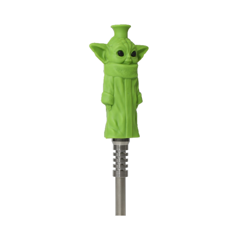 YHS Smoke 5.7"Yoda Nectar Collector With Titanium Nail - Image 2