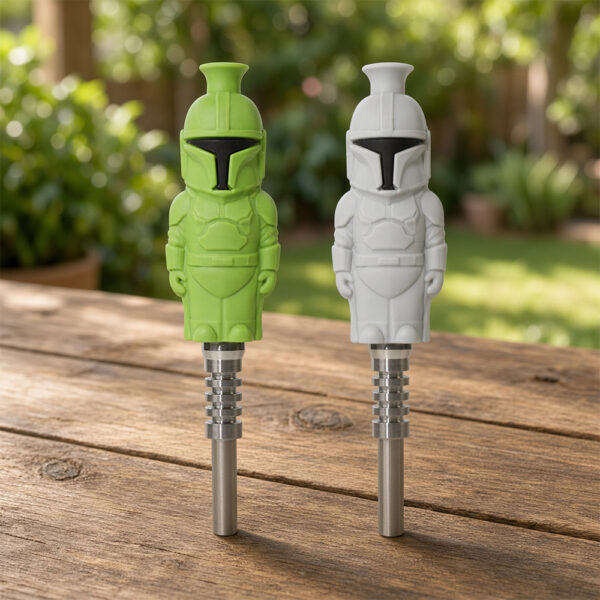YHS Smoke 5.7"Mandalorian Nectar Collector With Titanium Nail[NEW]