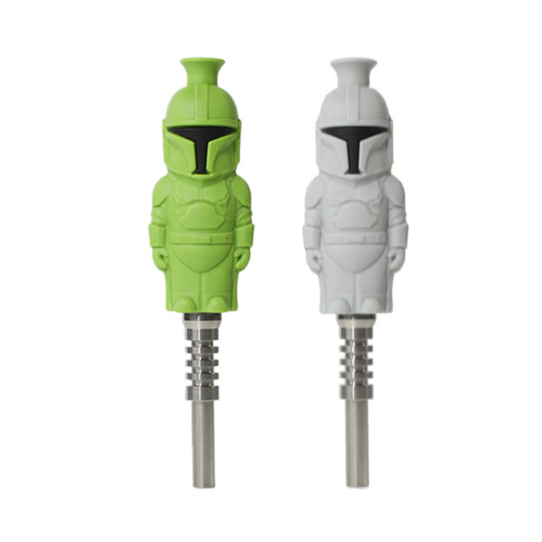YHS Smoke 5.7"Mandalorian Nectar Collector With Titanium Nail[NEW]