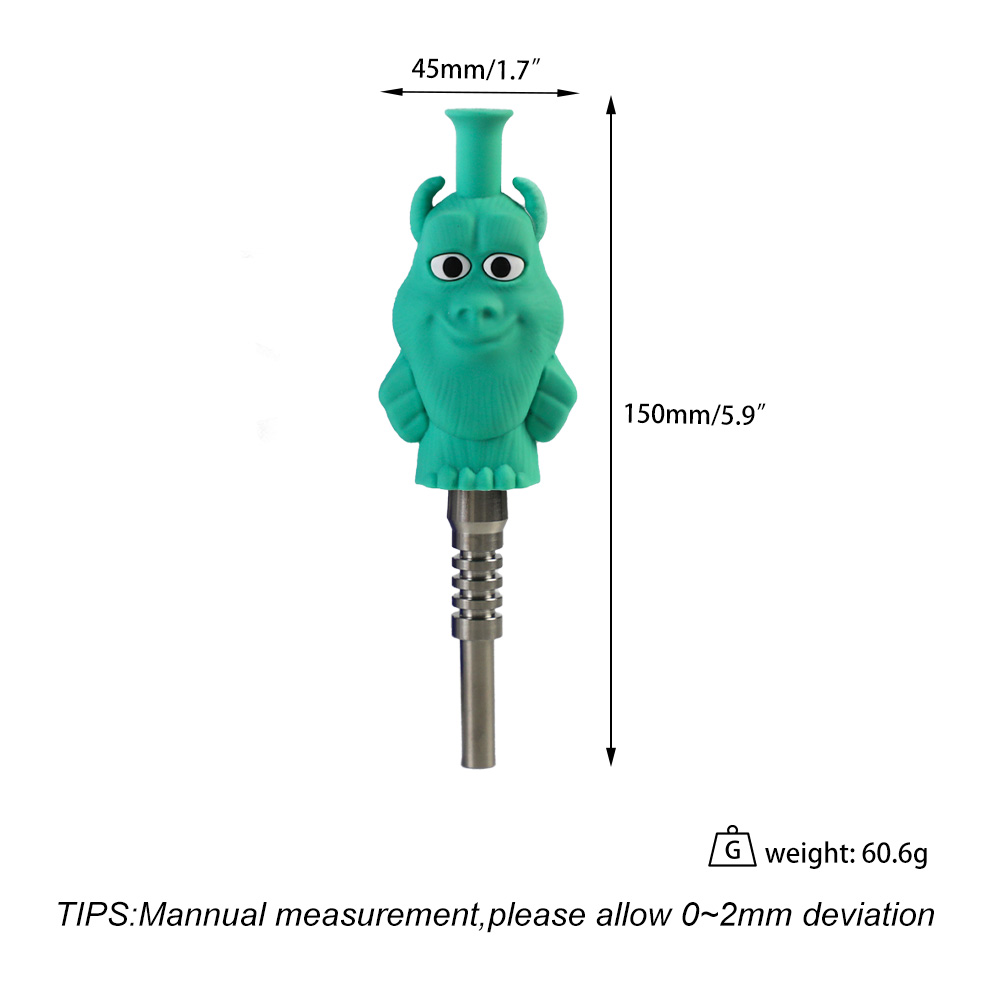 YHS Smoke 5.9" Sulley Nectar Collector With Titanium Nail - Image 5