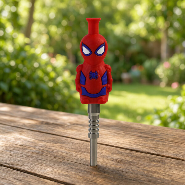 YHS Smoke 5.9" Spider Man Nectar Collector With Titanium Nail[NEW]